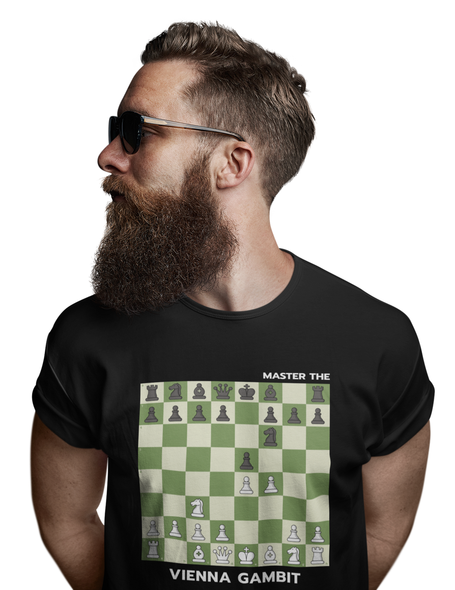 Vienna Gambit Chess T-Shirt – Zero Blunders