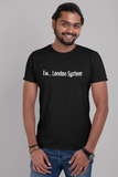 Black Ew.. London System t-shirt, chess clothing, chess gifts, funny t-shirts, funny chess t-shirts