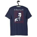 Navy Blue Paul Morphy Chess t-shirt, Just Resgin Magnus Carlsen Chess T-shirt, chess gifts, funny chess t-shirts