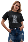 Black Rook Word Cloud Chess t-shirt, chess clothing, chess gifts, funny chess t-shirts