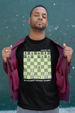 Blackmar-Diemer Gambit chess concept t-shirt, chess clothing, chess gifts, funny t-shirts, funny chess t-shirts