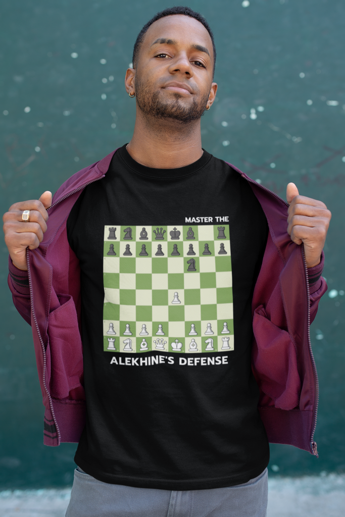 Alekhine's Defense Chess T-Shirt – Zero Blunders