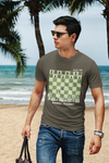 Army Green Danish gambit chess t-shirt, chess clothing, chess gifts, funny t-shirts, funny chess t-shirts
