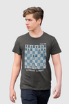 Grey Dutch Defense chess opening t-shirt, chess clothing, chess gifts, funny t-shirts, funny chess t-shirts