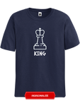 King personalized  Pawn Chess t-shirt, chess clothing, chess gifts, funny t-shirts, funny chess t-shirts
