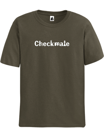 Checkmate chess t-shirt, chess clothing, chess gifts, funny t-shirts, funny chess t-shirts