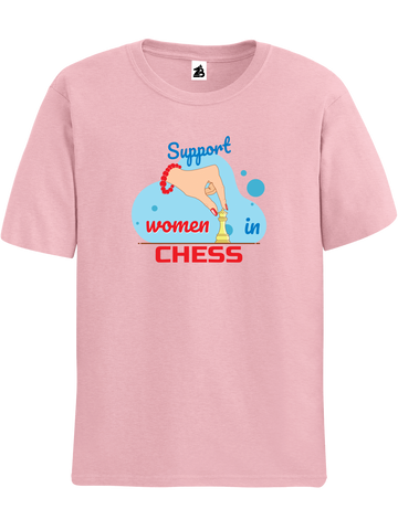Pink Support Women In Chess t-shirt, Chess T-shirt, chess gifts, funny chess t-shirts