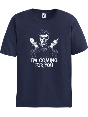 Navy Joker Chess t-shirt, chess clothing, chess gifts, funny t-shirts, funny chess t-shirts