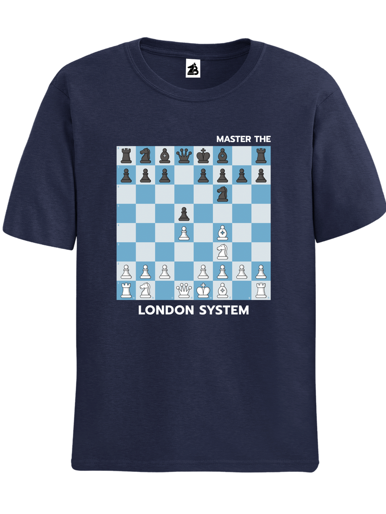 London System Chess T-shirt – Zero Blunders