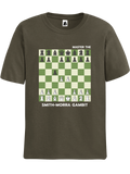 Army Green Smith-Morra Gambit Chess Opening t-shirt, chess gifts, funny chess t-shirts