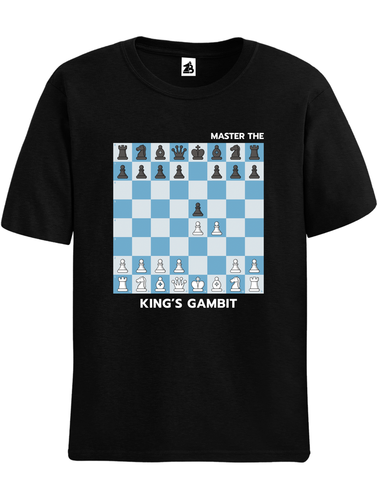 King's Gambit Chess T-shirt – Zero Blunders