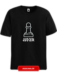 Black Juicer personalized  Pawn Chess t-shirt, chess clothing, chess gifts, funny t-shirts, funny chess t-shirts
