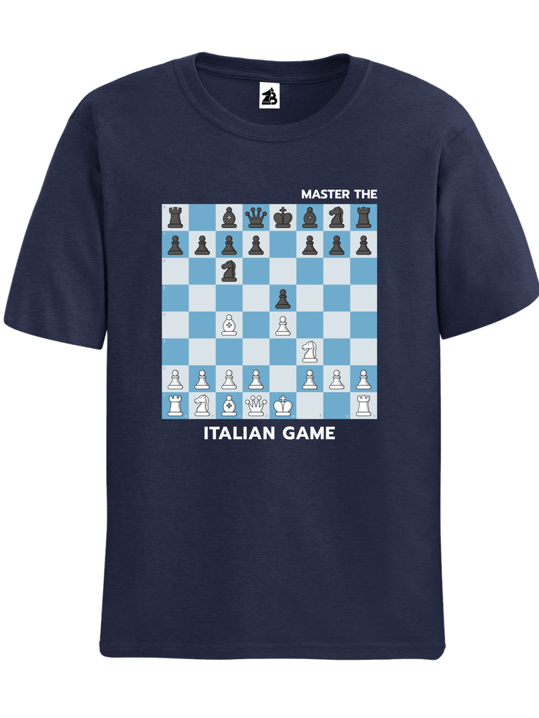 Italian Game Chess T-shirt – Zero Blunders