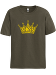 Green Army Queen Word Cloud Chess t-shirt, chess clothing, chess gifts, funny chess t-shirts