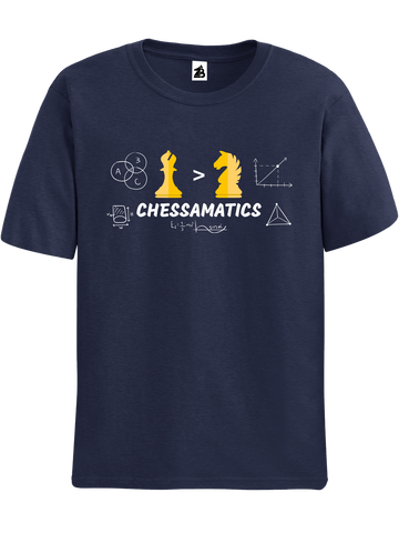 Bishop vs Knight chess t-shirt, chess clothing, chess gifts, funny t-shirts, funny chess t-shirts