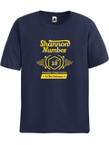 Navy Blue Shannon Number Chess t-shirt, chess gifts, funny chess t-shirts