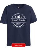 Navy blue Chess Opening established day Opening chess t-shirt, chess clothing, chess gifts, funny t-shirts, funny chess t-shirts