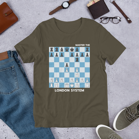 Retro Chess - Chess Board' Unisex Poly Cotton T-Shirt