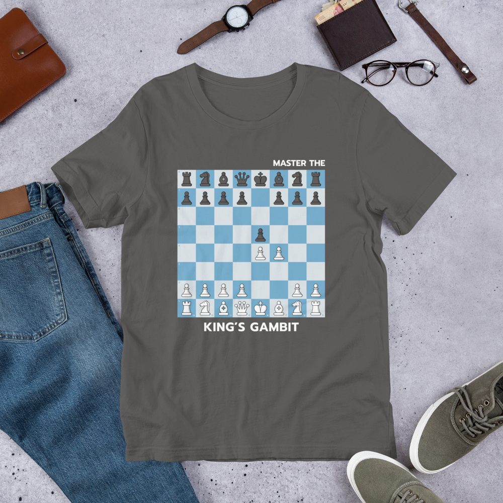 King's Gambit Chess T-shirt – Zero Blunders