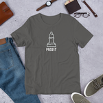 Ash Presonalized Bishop Chess t-shirt, chess clothing, chess gifts, funny chess t-shirts