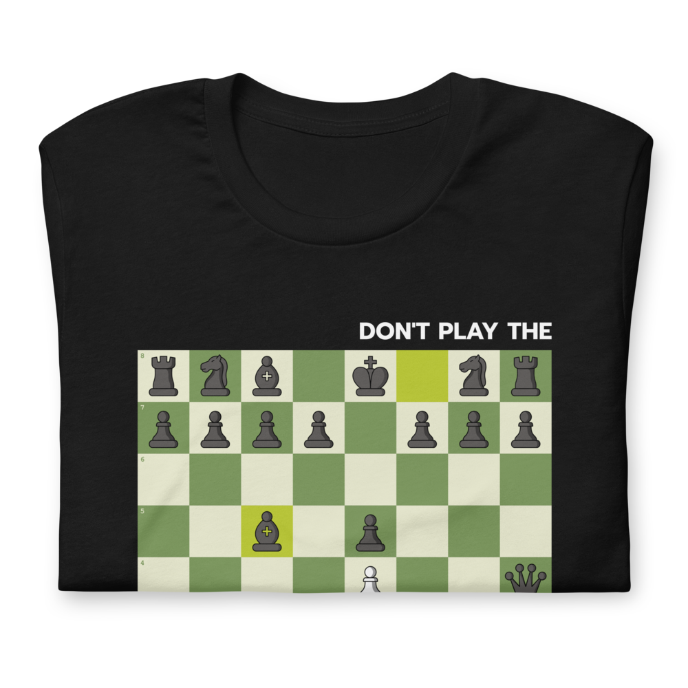 Chess - king39s gambit 2 t-shirt