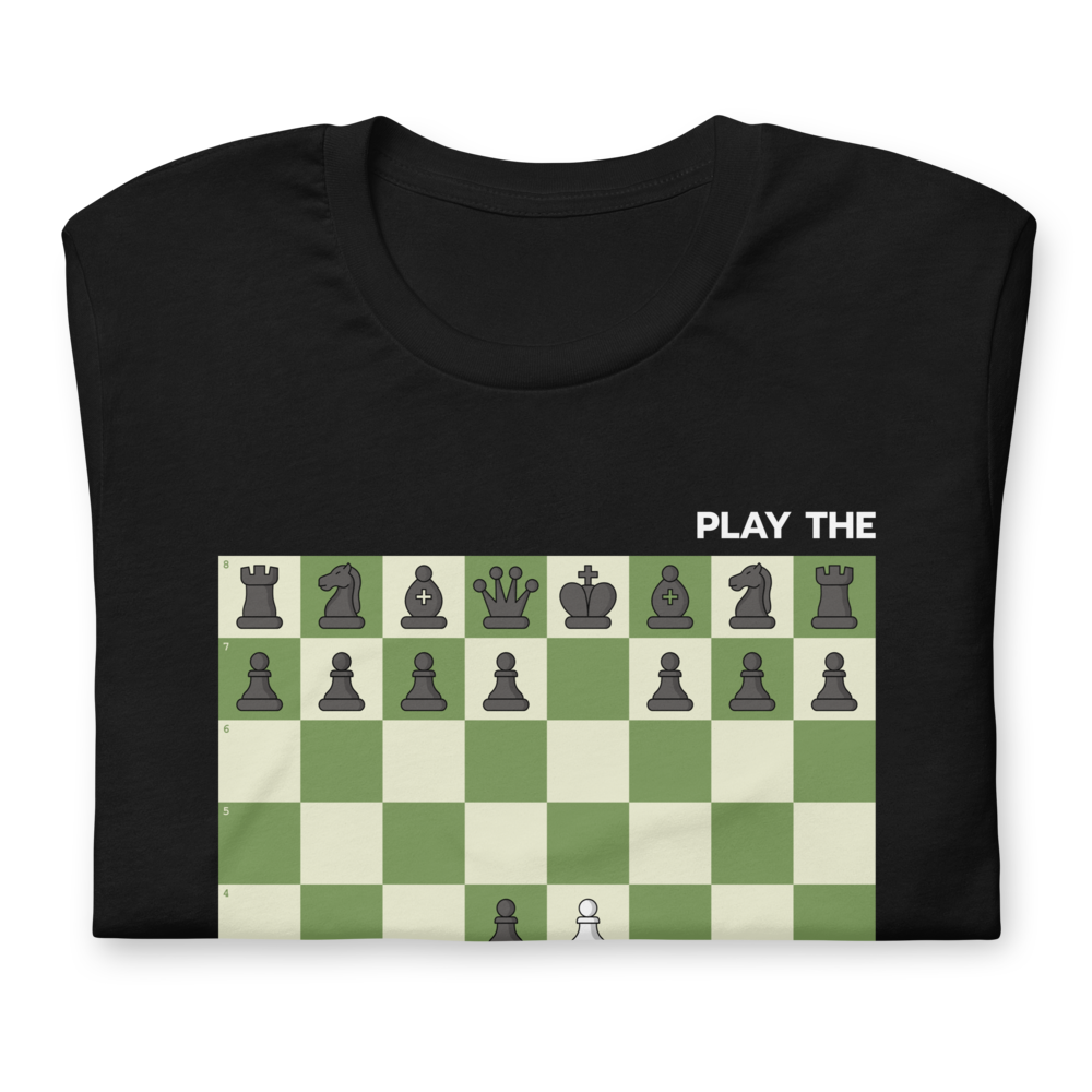Vienna Gambit Chess T-Shirt – Zero Blunders