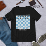 Black Bongcloud chess opening t-shirt, chess clothing, chess gifts, funny t-shirts, funny chess t-shirts