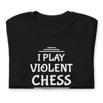 Black I Play Chess t-shirt, chess clothing, chess gifts, funny t-shirts, funny chess t-shirts