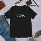 Black Think Chess t-shirt, chess gifts, funny chess t-shirts