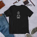 Black King personalized  Pawn Chess t-shirt, chess clothing, chess gifts, funny t-shirts, funny chess t-shirts