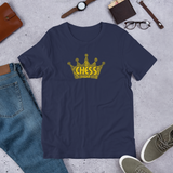 Navy Blue Queen Word Cloud Chess t-shirt, chess clothing, chess gifts, funny chess t-shirts