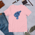 Pink Death Grip chess t-shirt, chess clothing, chess gifts, funny t-shirts, funny chess t-shirts