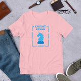 Pink Knight Life Cycle Chess t-shirt, chess clothing, chess gifts, funny t-shirts, funny chess t-shirts